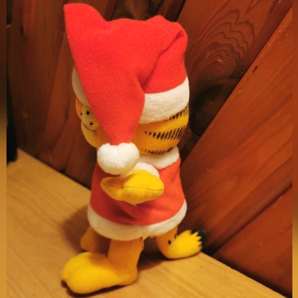 Vintage Christmas Garfield Plush - Picture 3 of 6